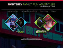 Tablet Screenshot of montereyfamilyfunadventure.com